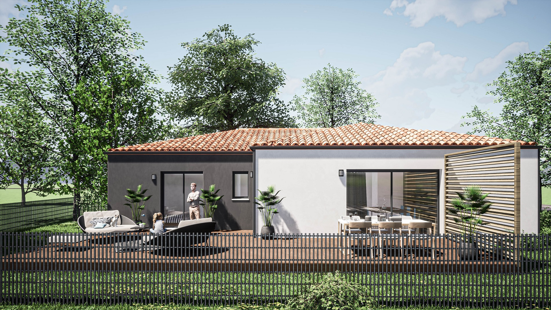 Maison Saint-Philbert-de-Grand-Lieu - 100m² photo 2