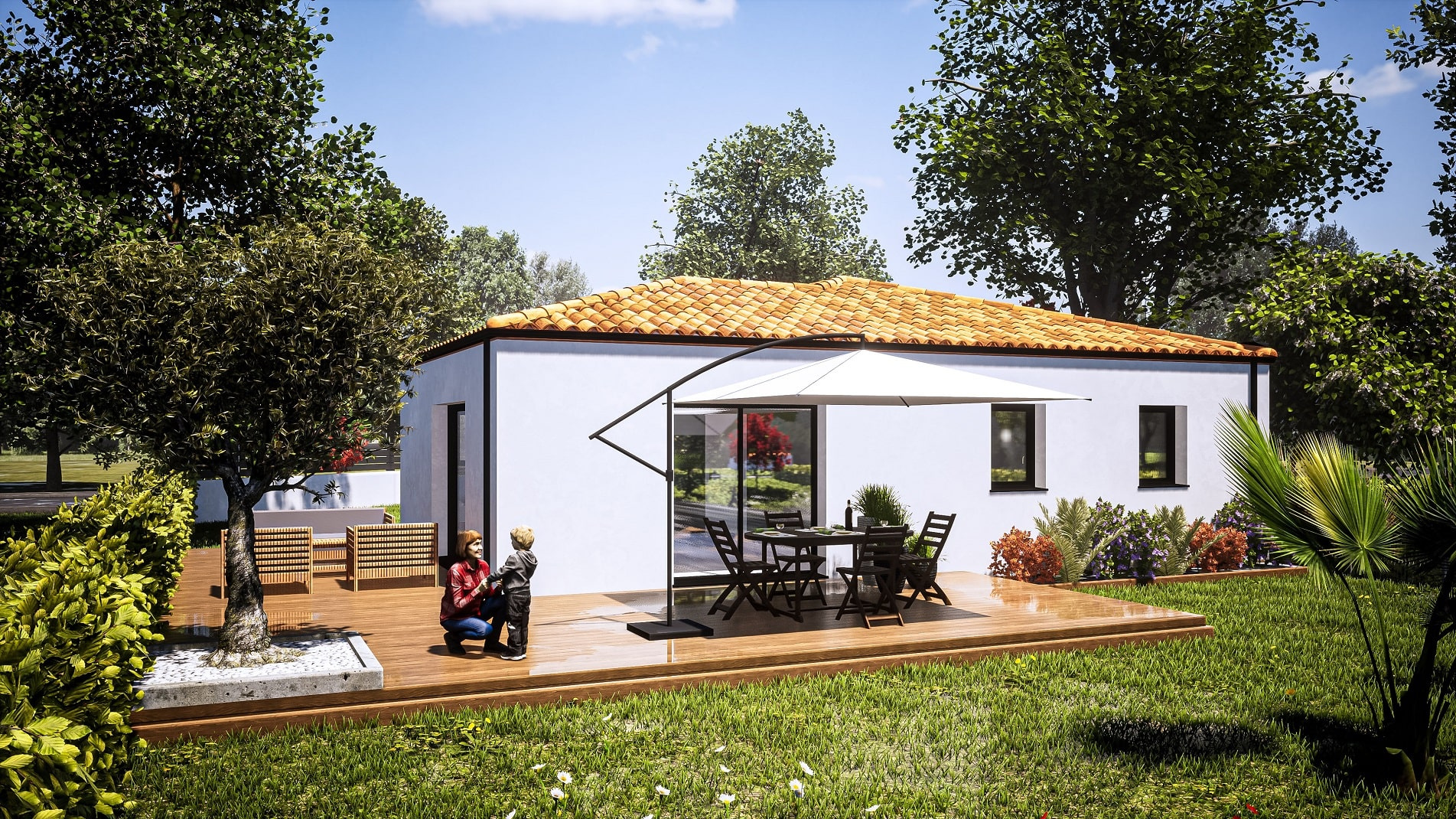 Maison Saint-Philbert-de-Grand-Lieu - 80m² photo 3