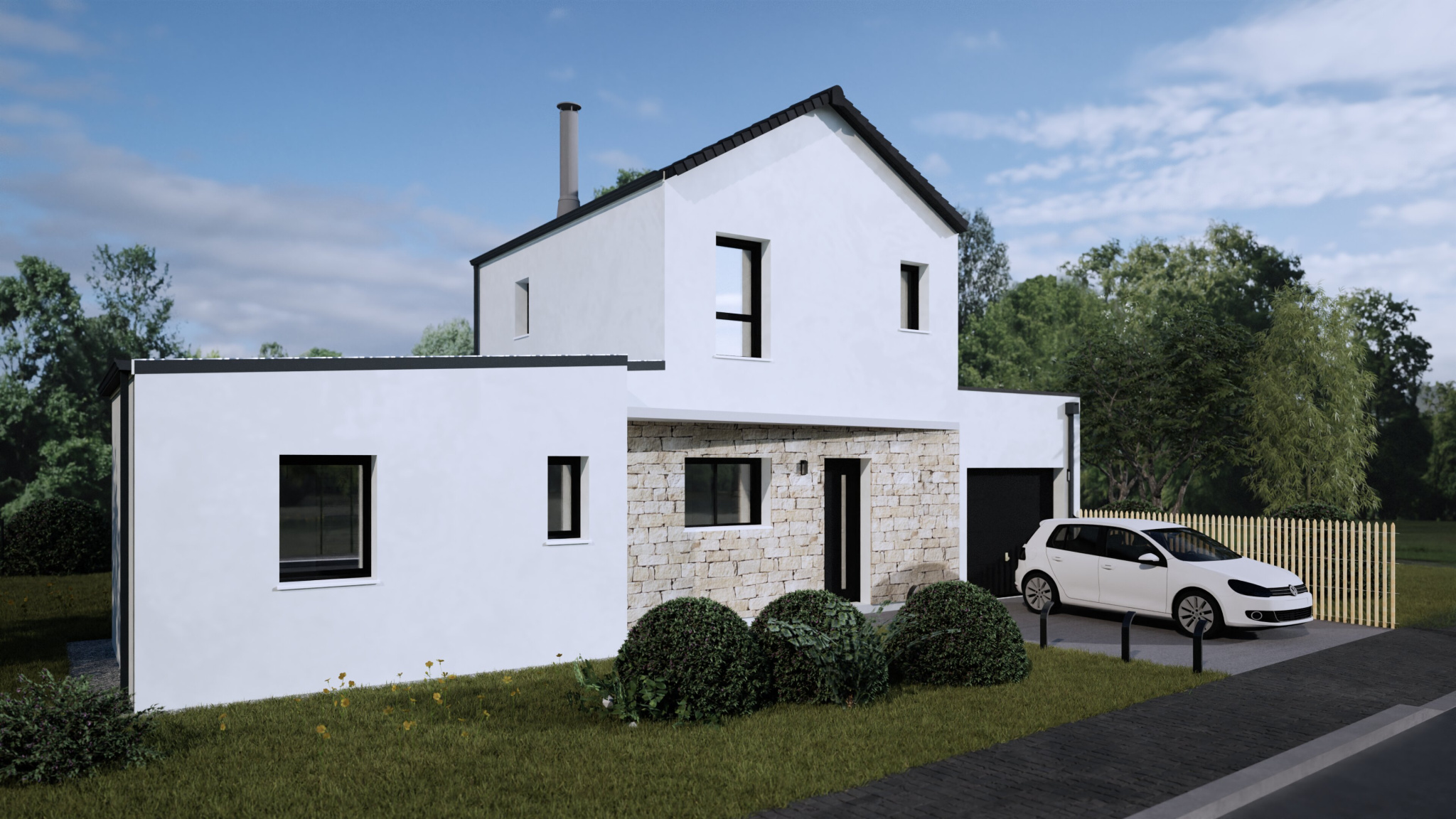 Maison Saint-Nicolas-de-Redon - 95m² photo 3