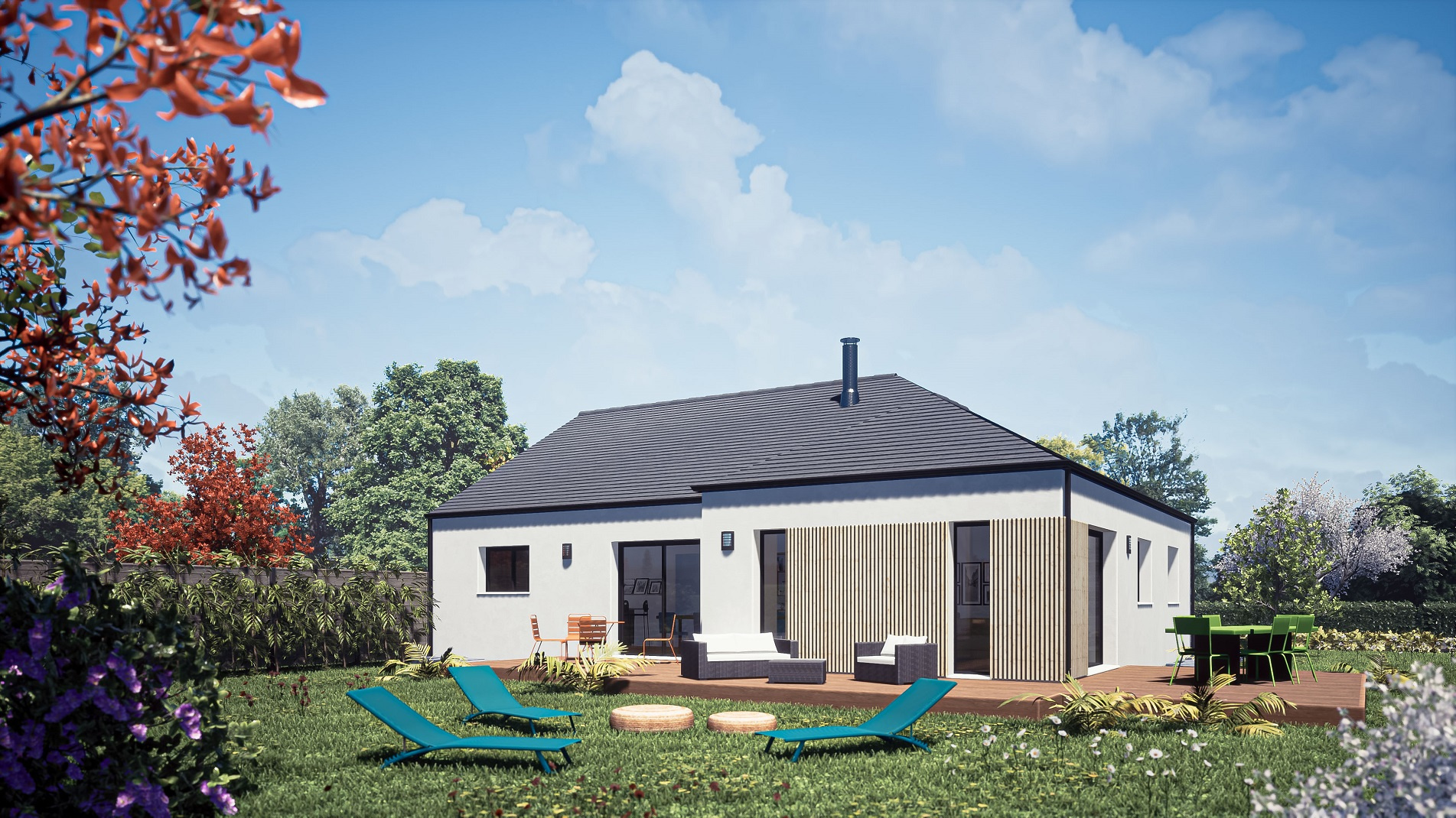 Maison Saint-Gildas-des-Bois - 90m² photo 3